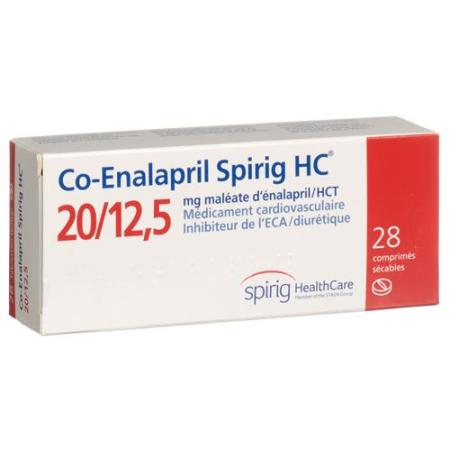Co-enalapril Spirig HC Tabl 20/12.5 mg 28 pcs - PrimeCare Global
