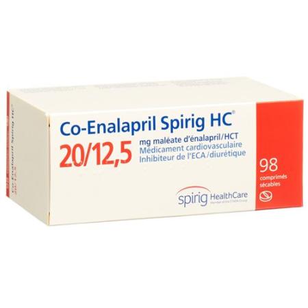 Co-enalapril Spirig HC Tabl 20/12.5 mg 98 pcs - PrimeCare Global
