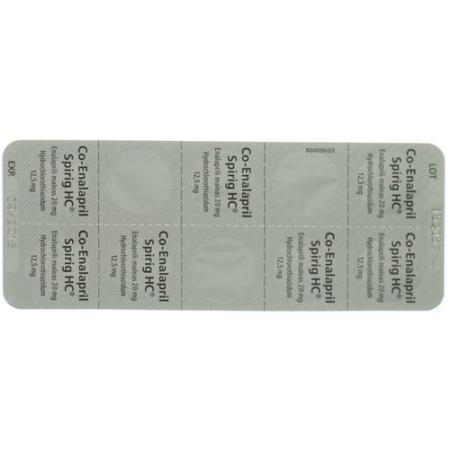 Co-enalapril Spirig HC Tabl 20/12.5 mg 98 pcs - PrimeCare Global