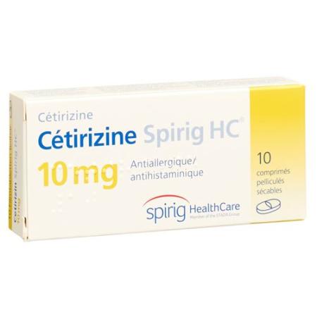 Cetirizine Spirig HC Filmtabl 10 mg 10 pcs - PrimeCare Global