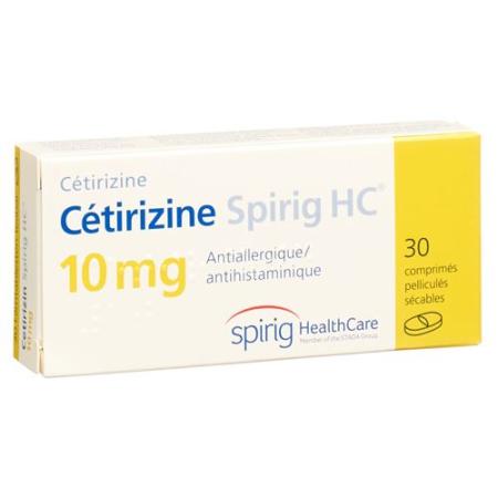 Cetirizine Spirig HC Filmtabl 10 mg 30 pcs - PrimeCare Global