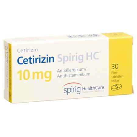 Cetirizine Spirig HC Filmtabl 10 mg 30 pcs - PrimeCare Global