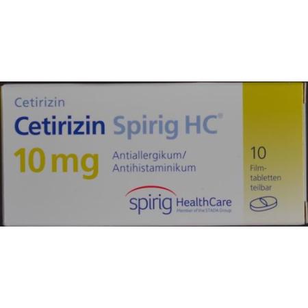 Cetirizine Spirig HC Filmtabl 10 mg 50 pcs - PrimeCare Global