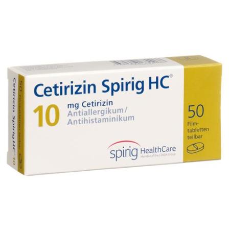 Cetirizine Spirig HC Filmtabl 10 mg 50 pcs - PrimeCare Global