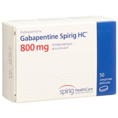 Gabapentin Spirig HC Filmtabl 800 mg 50 pcs - PrimeCare Global