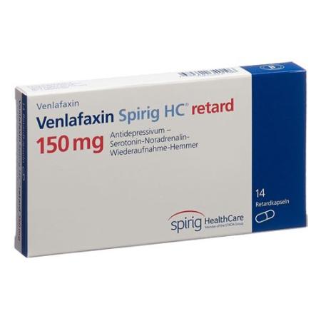 Venlafaxine Spirig HC Ret capsules 150 mg 14 pcs - PrimeCare Global