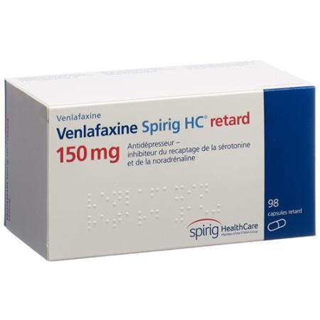 Venlafaxine Spirig HC Ret capsules 150 mg 98 pcs - PrimeCare Global