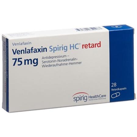 Venlafaxine Spirig HC Ret capsules 75 mg 28 pcs - PrimeCare Global