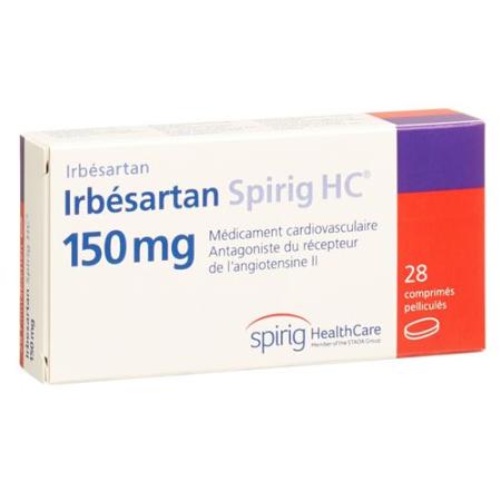 Irbesartan Spirig HC Filmtabl 150 mg 28 pcs - PrimeCare Global