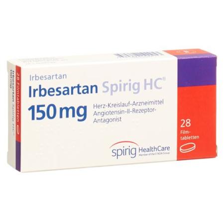 Irbesartan Spirig HC Filmtabl 150 mg 28 pcs - PrimeCare Global