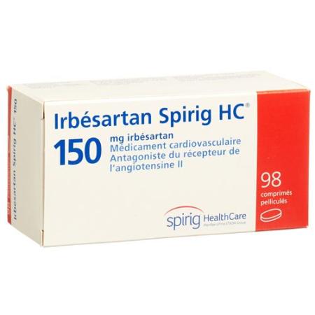 Irbesartan Spirig HC Filmtabl 150 mg 98 pcs - PrimeCare Global