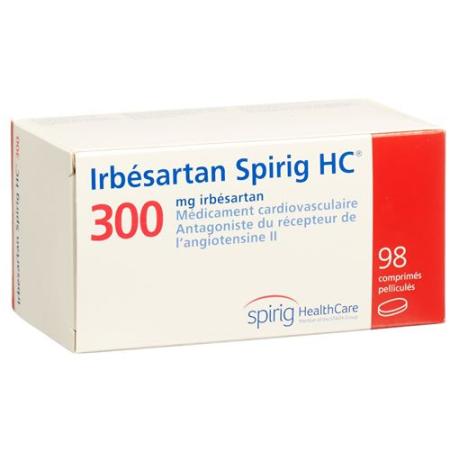 Irbesartan Spirig HC Filmtabl 300 mg 98 pcs - PrimeCare Global