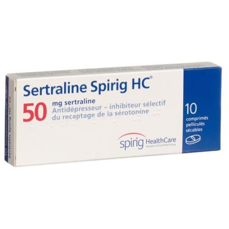 Sertraline Spirig HC Filmtabl 50 mg 10 pcs - PrimeCare Global