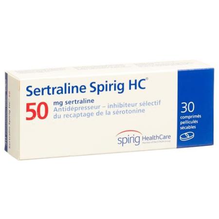 Sertraline Spirig HC Filmtabl 50 mg 30 pcs - PrimeCare Global