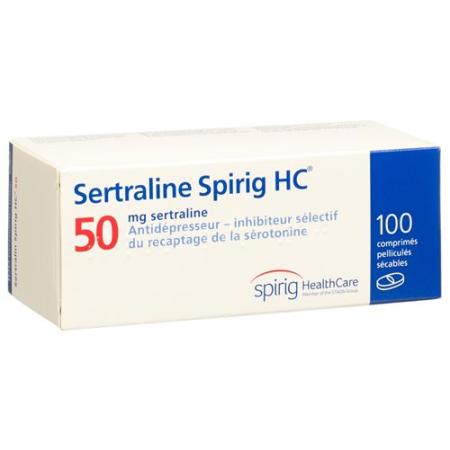 Sertraline Spirig HC Filmtabl 50 mg 100 pcs - PrimeCare Global