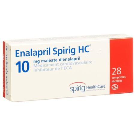 Enalapril Spirig HC Tabl 10 mg 28 pcs - PrimeCare Global