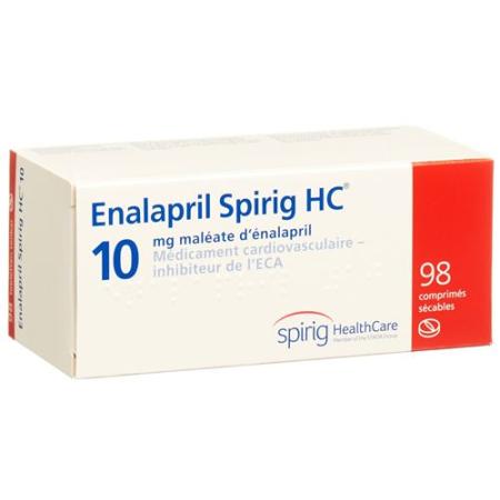 Enalapril Spirig HC Tabl 10 mg 98 pcs - PrimeCare Global