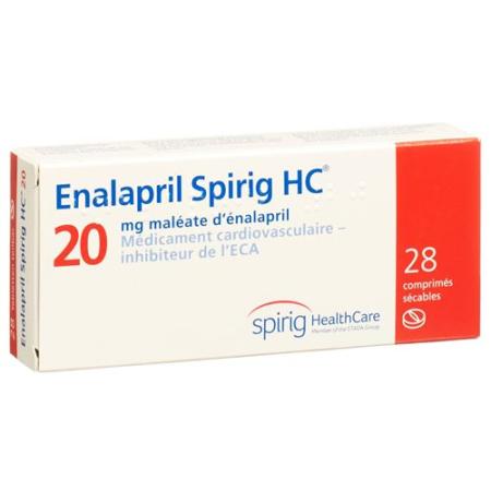 Enalapril Spirig HC Tabl 20 mg 28 pcs - PrimeCare Global
