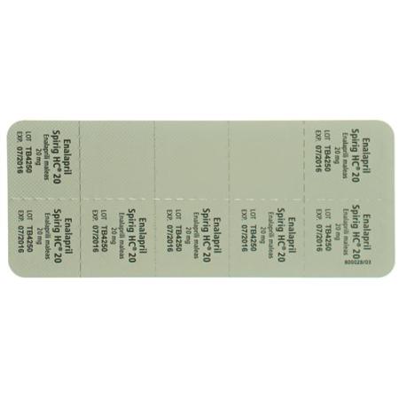 Enalapril Spirig HC Tabl 20 mg 28 pcs - PrimeCare Global