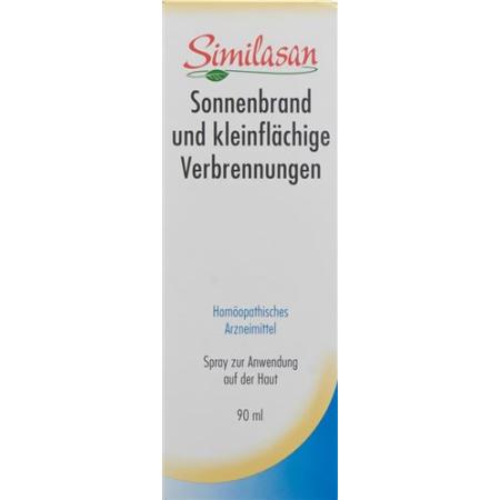Similasan sunburn and small burns spray 90 m - PrimeCare Global