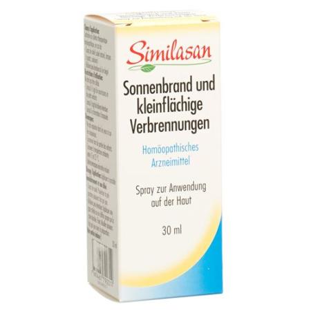 Similasan sunburn and small burns spray 30 m - PrimeCare Global