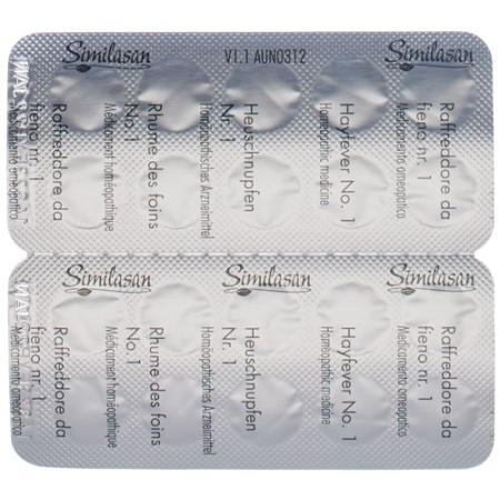 Similasan Hay Fever No. 1 Tabl 80 pcs - PrimeCare Global