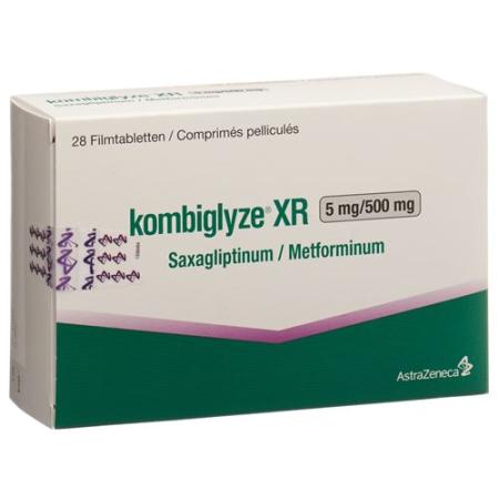 Kombiglyze XR Ret film tablets 5 mg/500 mg 28 pcs - PrimeCare Global