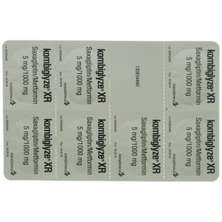 Kombiglyze XR Ret film tablets 5 mg/1000 mg 28 pcs - PrimeCare Global