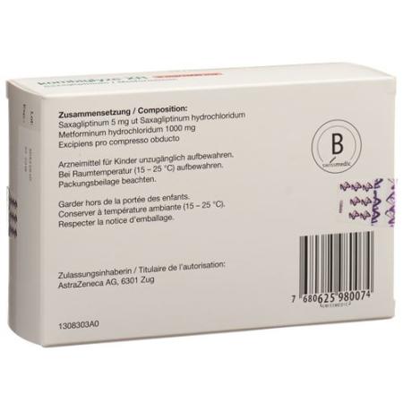 Kombiglyze XR Ret film tablets 5 mg/1000 mg 98 pcs - PrimeCare Global