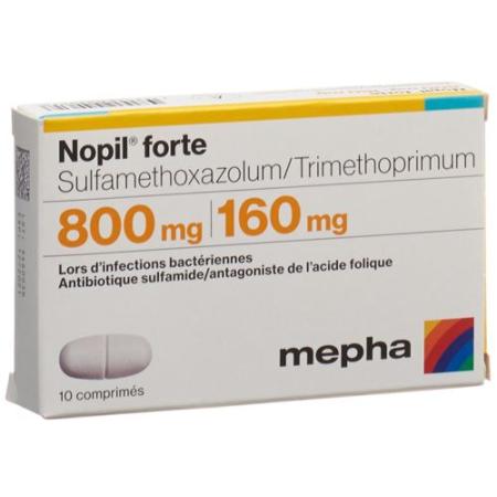Nopil forte Tabl 800/160mg 10 pcs - PrimeCare Global
