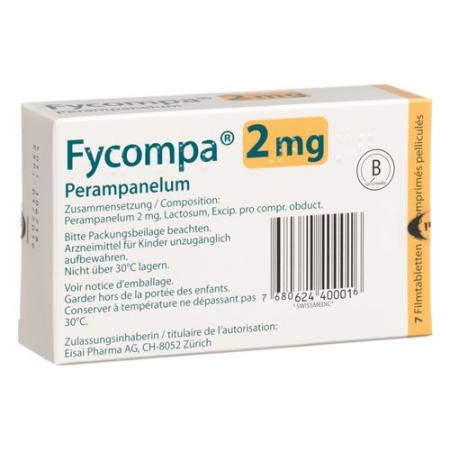 Fycompa Filmtablet 2 mg 7 pcs - PrimeCare Global