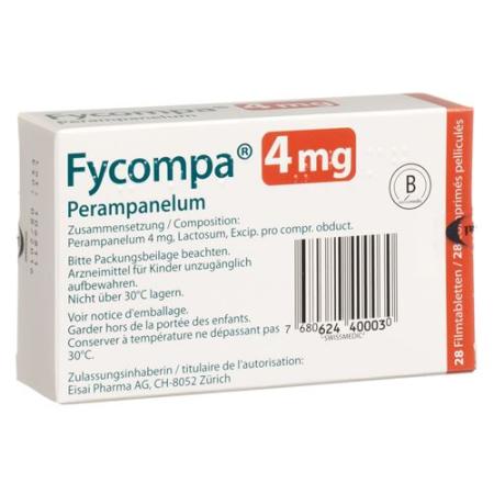 Fycompa Filmtablet 4 mg 28 pcs - PrimeCare Global