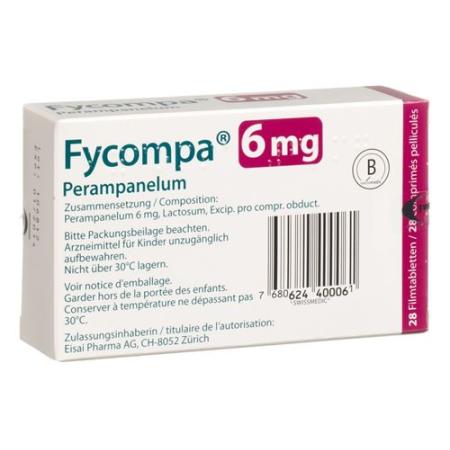 Fycompa Filmtablet 6 mg 28 pcs - PrimeCare Global