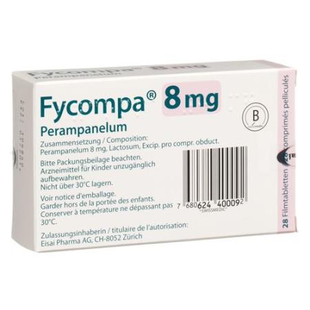 Fycompa Filmtablet 8 mg 28 pcs - PrimeCare Global