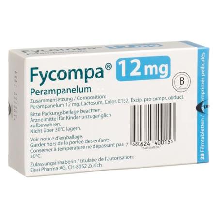 Fycompa Filmtablet 12 mg 28 pcs - PrimeCare Global