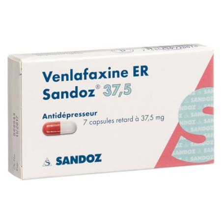 Venlafaxine ER Sandoz Ret Kaps 37.5 mg 7 pcs - PrimeCare Global