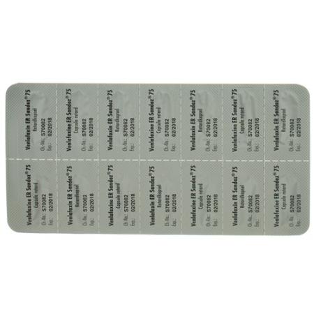 Venlafaxine ER Sandoz Ret Kaps 75 mg 28 pcs - PrimeCare Global