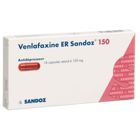 Venlafaxine ER Sandoz Ret Kaps 150 mg 14 pcs - PrimeCare Global
