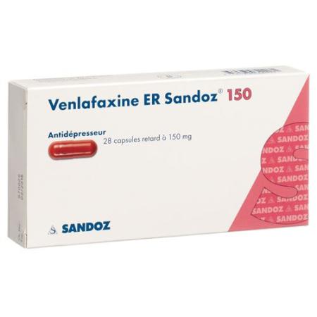 Venlafaxine ER Sandoz Ret Kaps 150 mg 28 pcs - PrimeCare Global