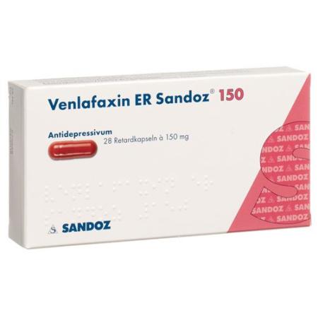 Venlafaxine ER Sandoz Ret Kaps 150 mg 28 pcs - PrimeCare Global