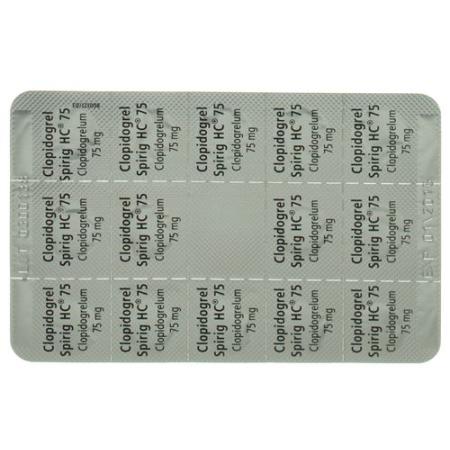 Clopidogrel Spirig 75 mg 28 filmtablets - PrimeCare Global