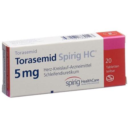 Torasemide Spirig HC Tabl 5 mg 20 pcs - PrimeCare Global
