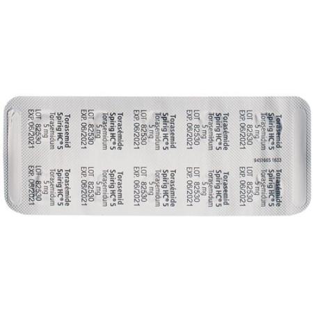 Torasemide Spirig HC Tabl 5 mg 20 pcs - PrimeCare Global