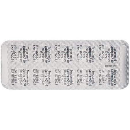 Torasemide Spirig HC Tabl 10 mg 20 pcs - PrimeCare Global