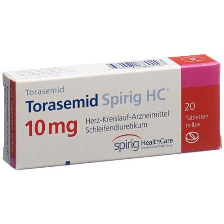 Torasemide Spirig HC Tabl 10 mg 20 pcs - PrimeCare Global