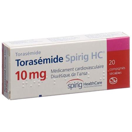Torasemide Spirig HC Tabl 10 mg 20 pcs - PrimeCare Global