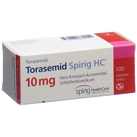 Torasemide Spirig HC Tabl 10 mg 100 pcs - PrimeCare Global