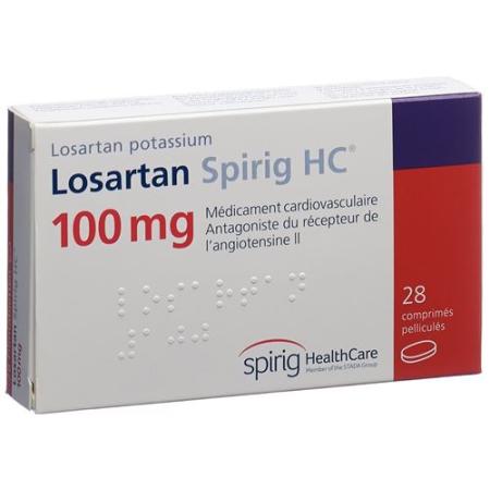 Losartan Spirig HC Filmtabl 100 mg 28 pcs - PrimeCare Global
