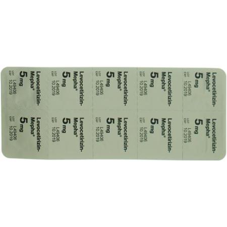 Levocetirizine-Mepha Lactab 5 mg 30 pcs - PrimeCare Global