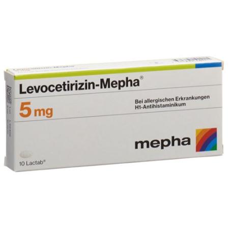 Levocetirizine-Mepha Lactab 5 mg 50 pcs - PrimeCare Global